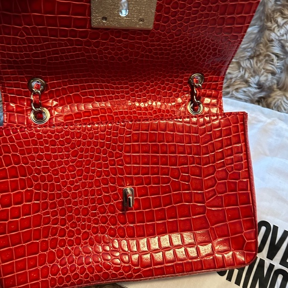 Love Moschino red handbag purse - Picture 6 of 8